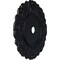 Ekena Millwork Angel Ceiling Medallion (Fits Canopies up to 15 3/4"), 32 1/4"OD x 3 5/8"ID x 1 1/8"P, Steel Gray CM32ANSGS - alternate 5